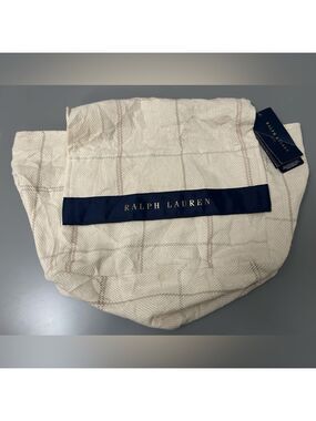 Ralph Lauren Sand Textured Bag NWT